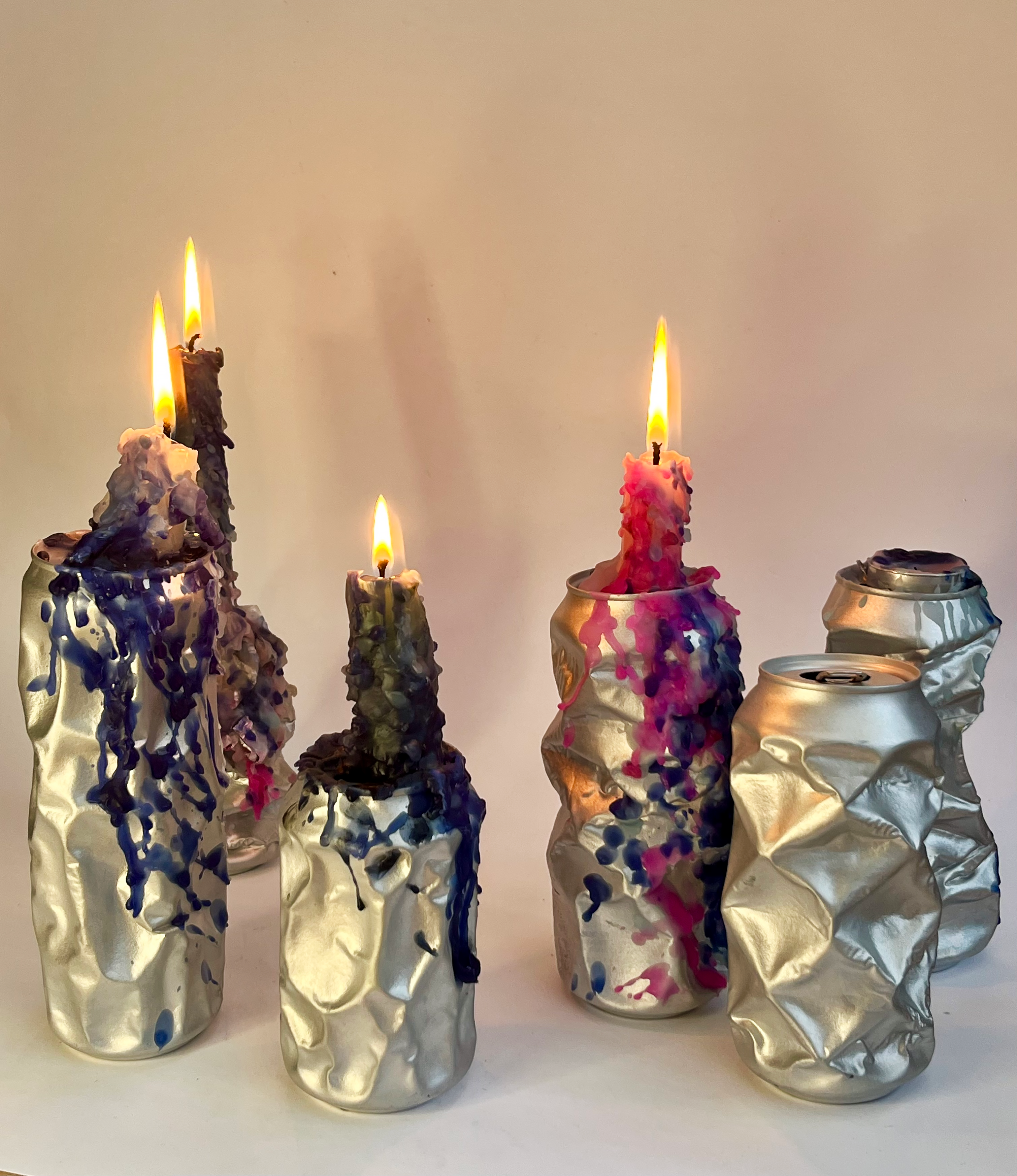 Throw, Candlesticks, Cast: Upcycling & Material Transformation